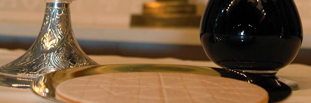 Celebrating God through Water, Bread and Wine